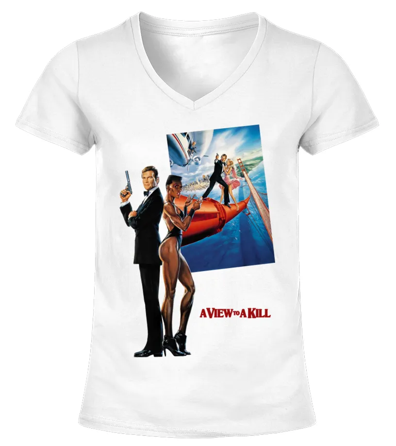 002. A View to a Kill WT Camiseta cuello pico Mujer