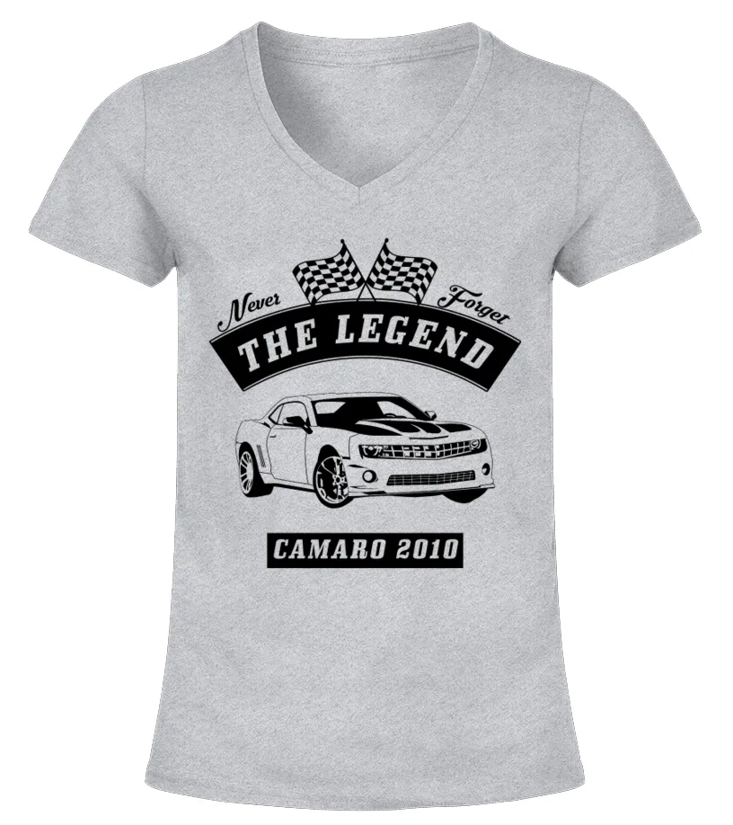 2010 Chevrolet Camaro SS GRX Camiseta cuello pico Mujer