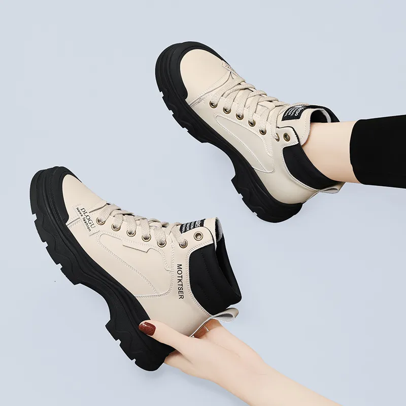 2024 Botas cortas de Leather Martin de cuero con otoño e invierno, 2024 nuevas botas de trabajo versátiles de moda, zapatos de m