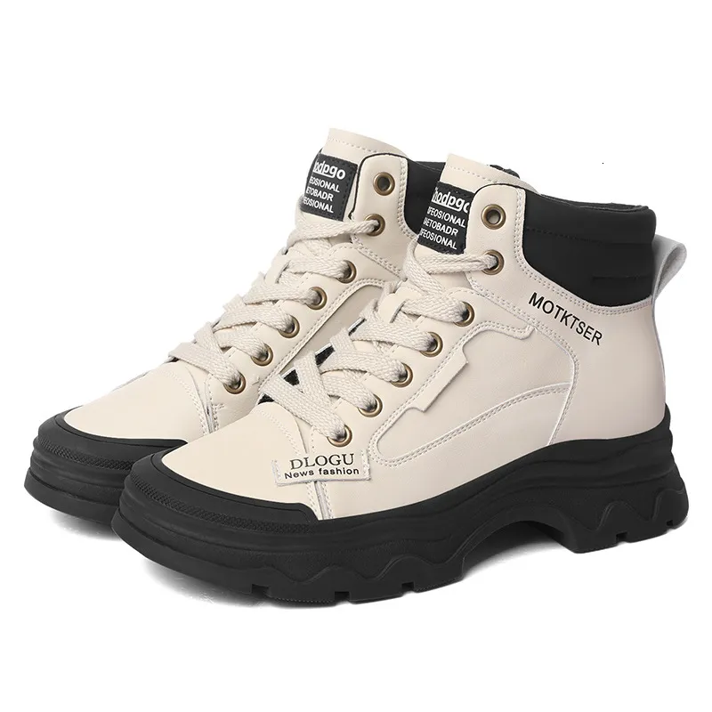 2024 Botas cortas de Leather Martin de cuero con otoño e invierno, 2024 nuevas botas de trabajo versátiles de moda, zapatos de m