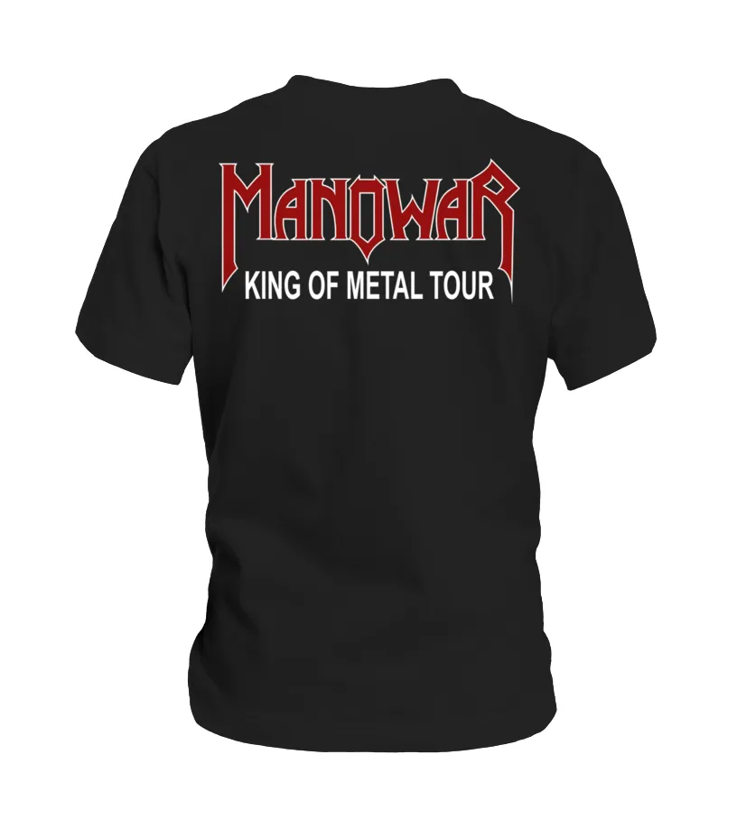 2SIDE  MANOWAR  KING OF METAL TOUR CAMISETA NIñO
