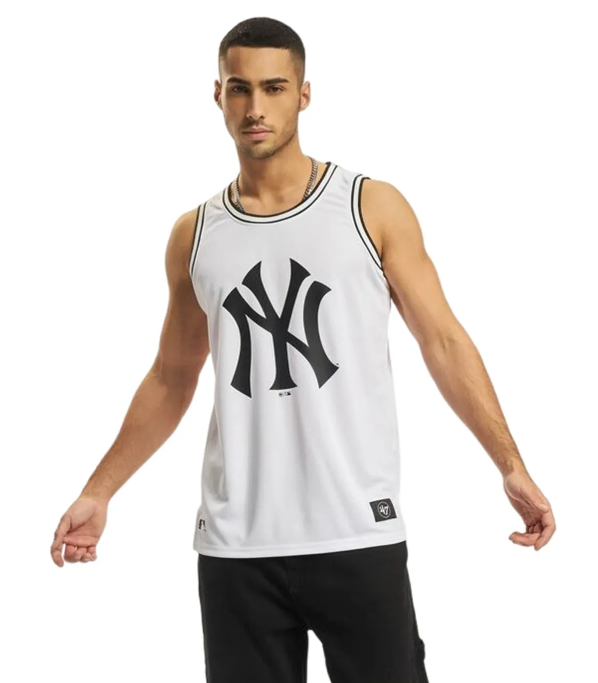 47  CAMISETA PARA HOMBRE BLANCA  NY GRAFTON TANK MEN