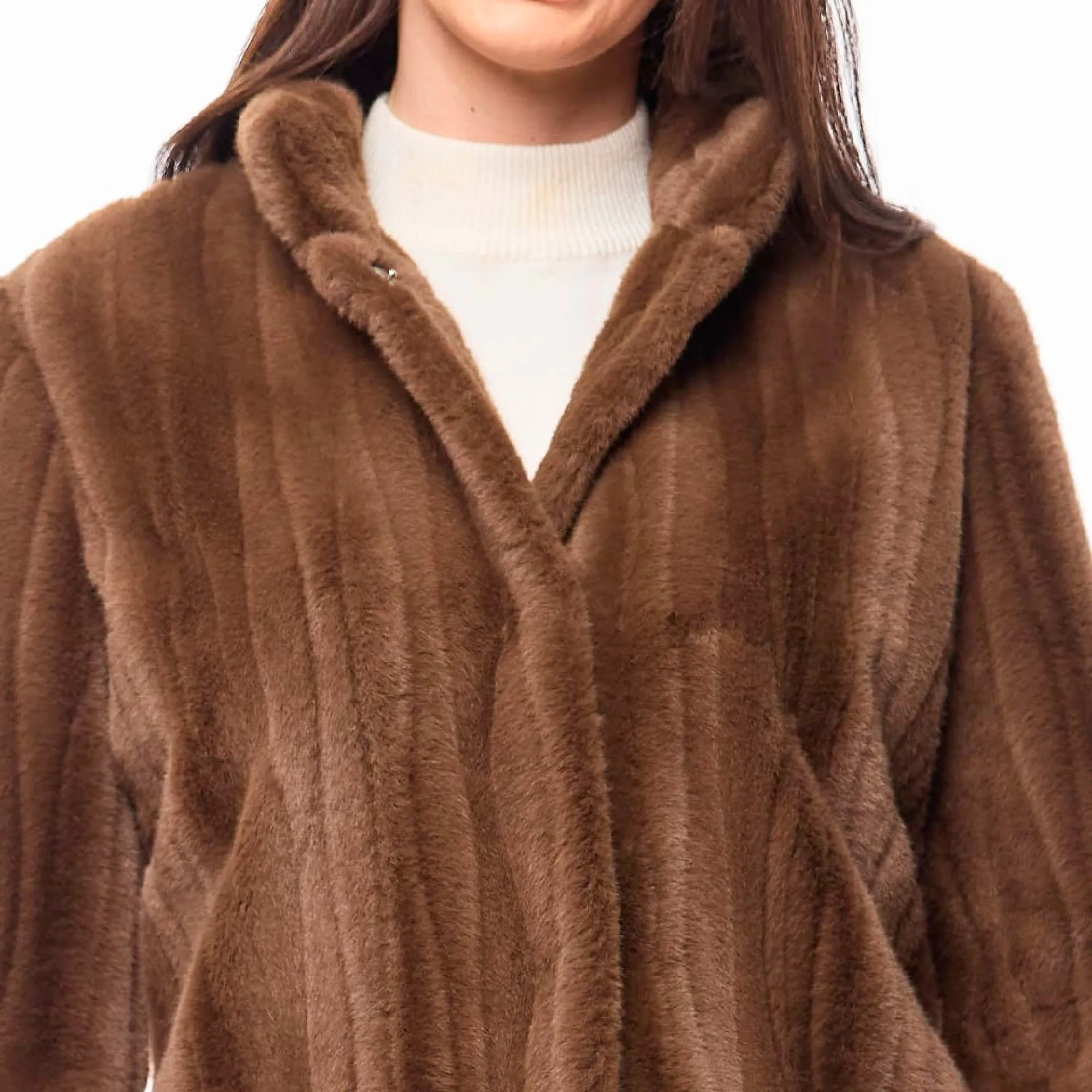 Abrigo Mink con Cuello Foleys 224158