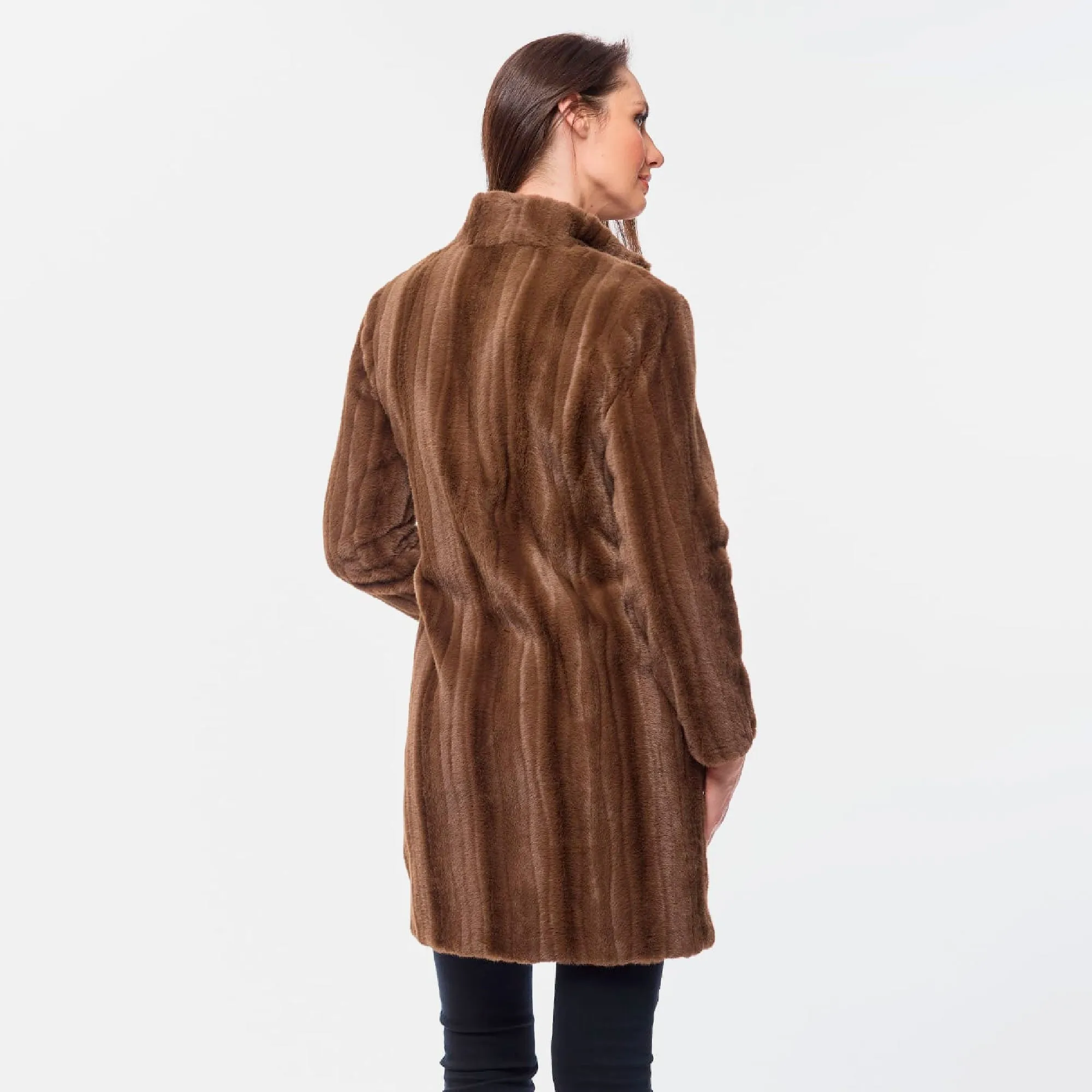 Abrigo Mink con Cuello Foleys 224158