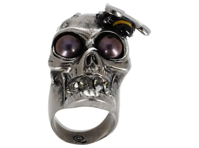 Anillo calavera Bisutería fina y moda Alexander McQueen Plata 