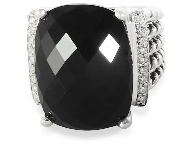 Anillo de moda Wheaton Onyx de David Yurman en plata esterlina 0,2 CTW Metálico 