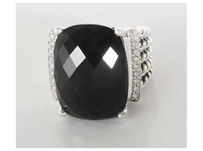 Anillo de moda Wheaton Onyx de David Yurman en plata esterlina 0,2 CTW Metálico 