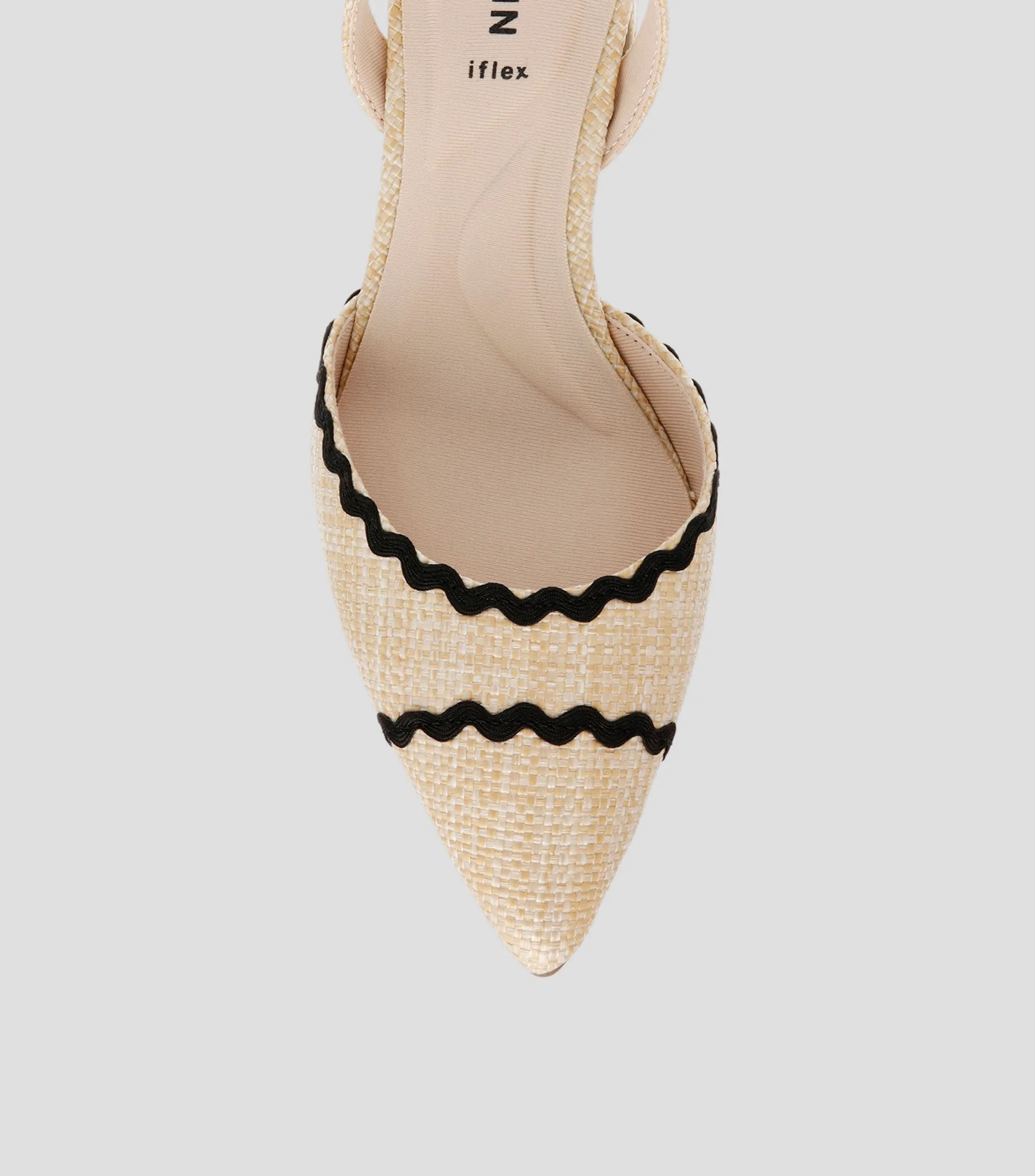 Anne Klein Zapatillas de Tacón Bajo Media Luna Mujer