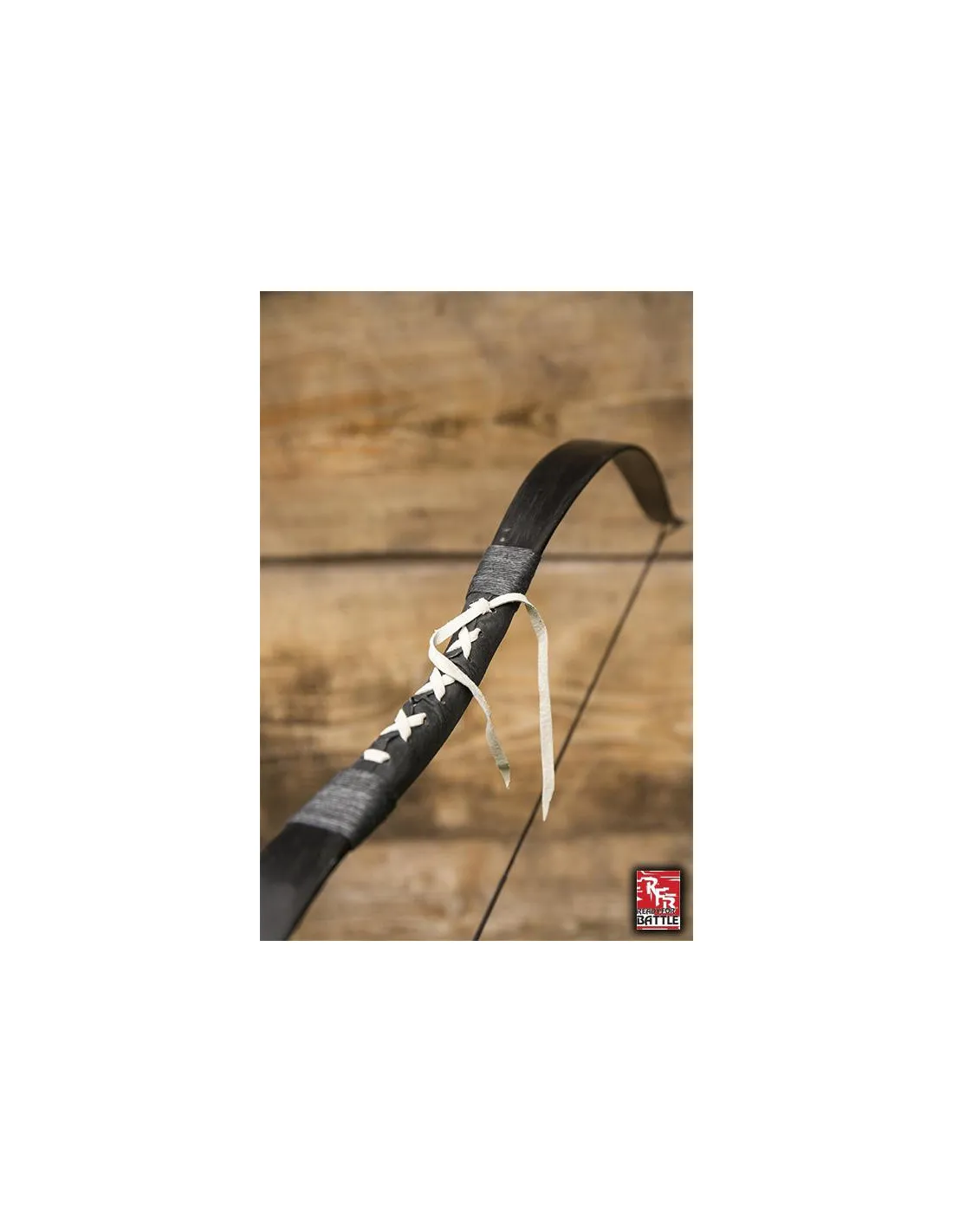 Arco medieval negro. Cuerda 88 cm.