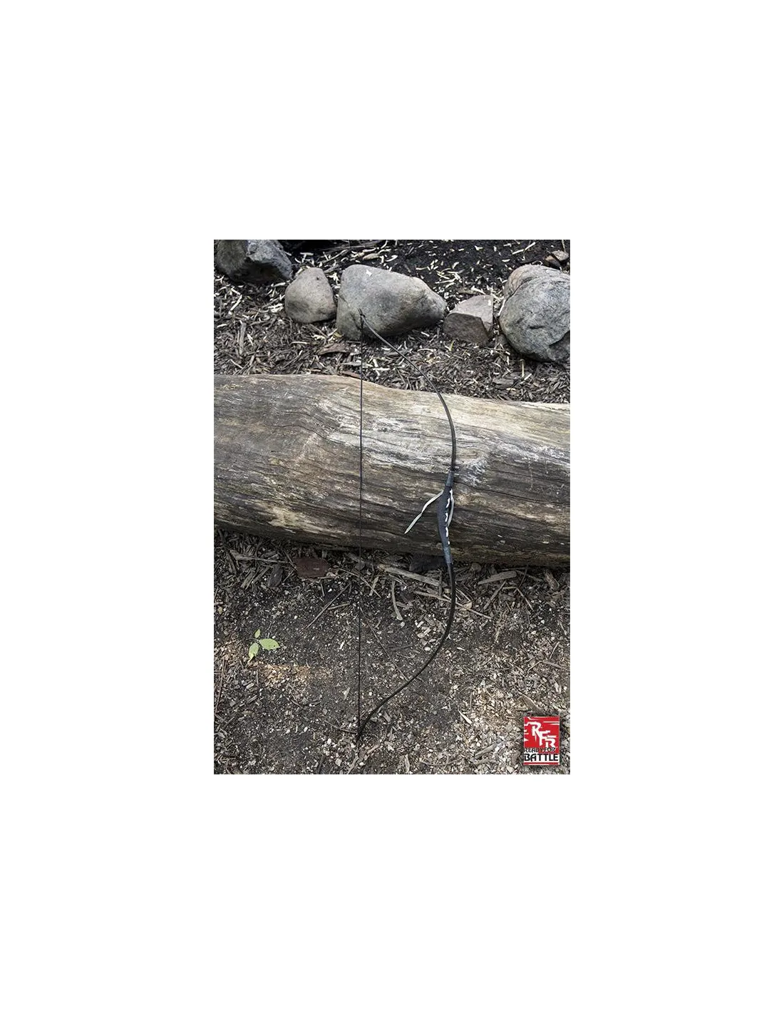 Arco medieval negro. Cuerda 88 cm.