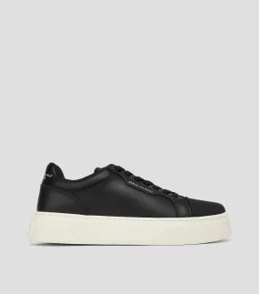Armani Exchange Tenis de piel martillada con nombre en la parte trasera Hombre