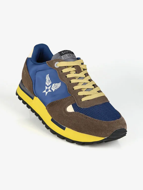 Avirex Zapatillas de piel para hombre