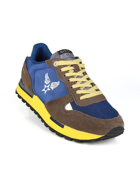 Avirex Zapatillas de piel para hombre