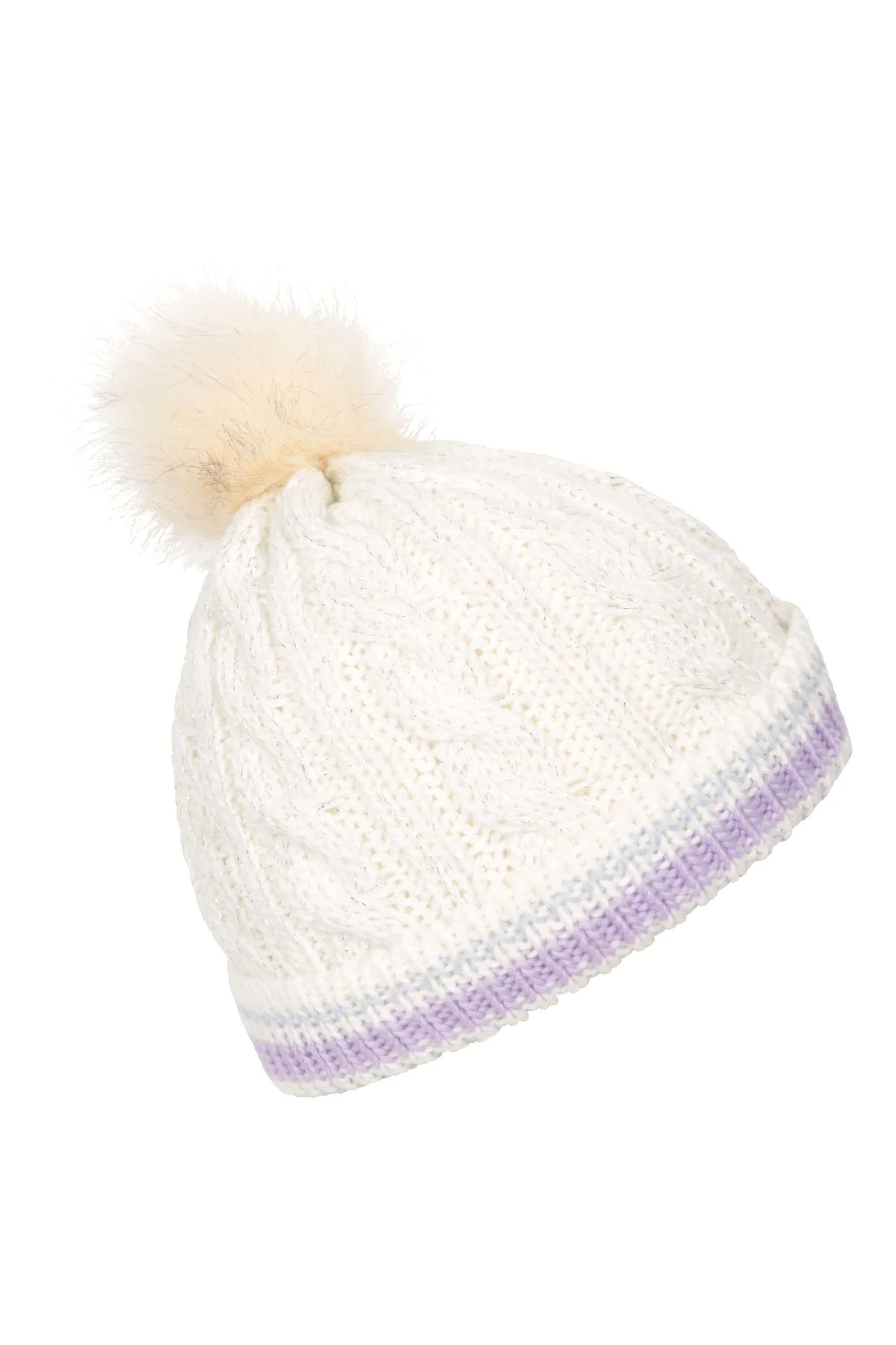 Badged gorro con pompón infantil
