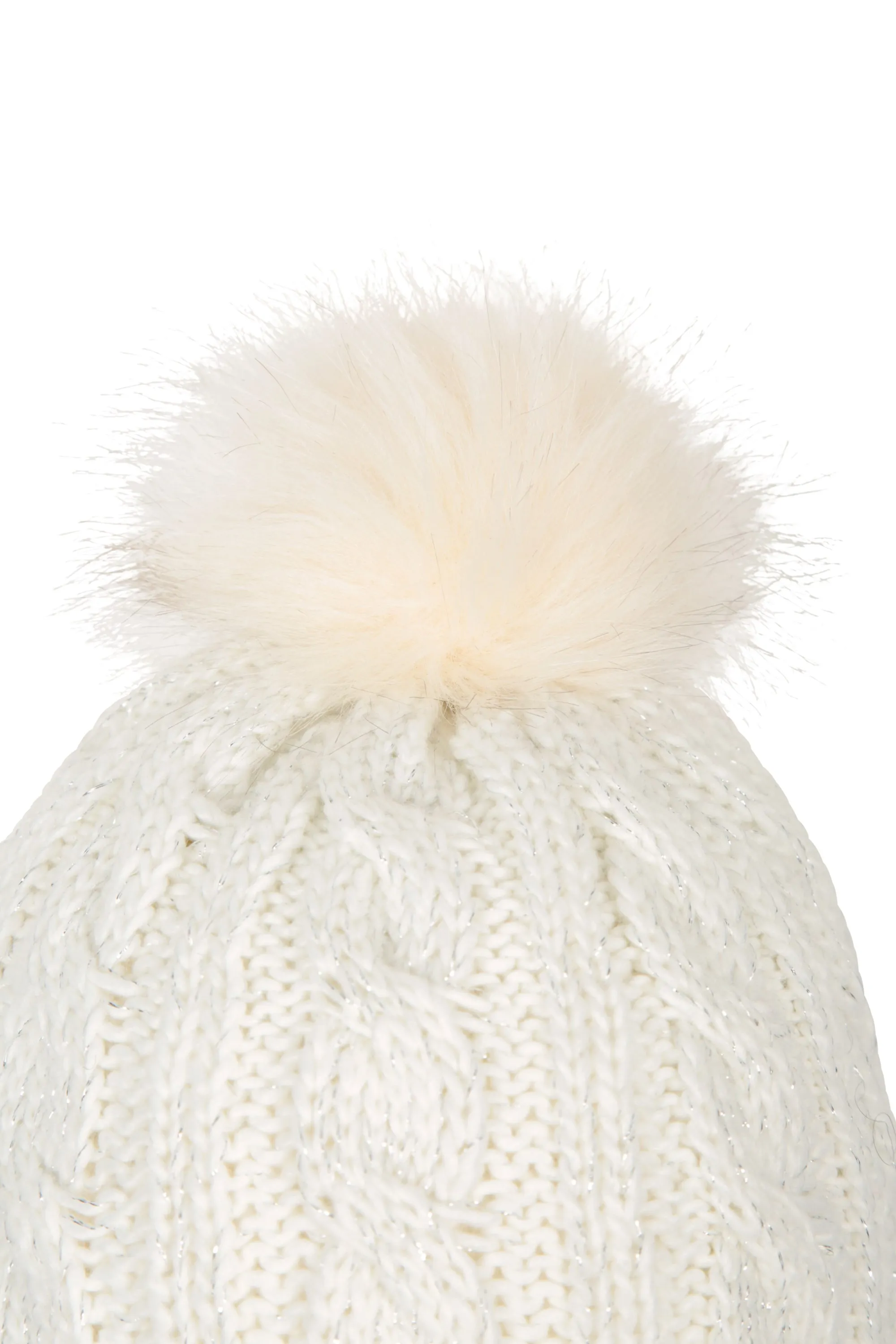Badged gorro con pompón infantil