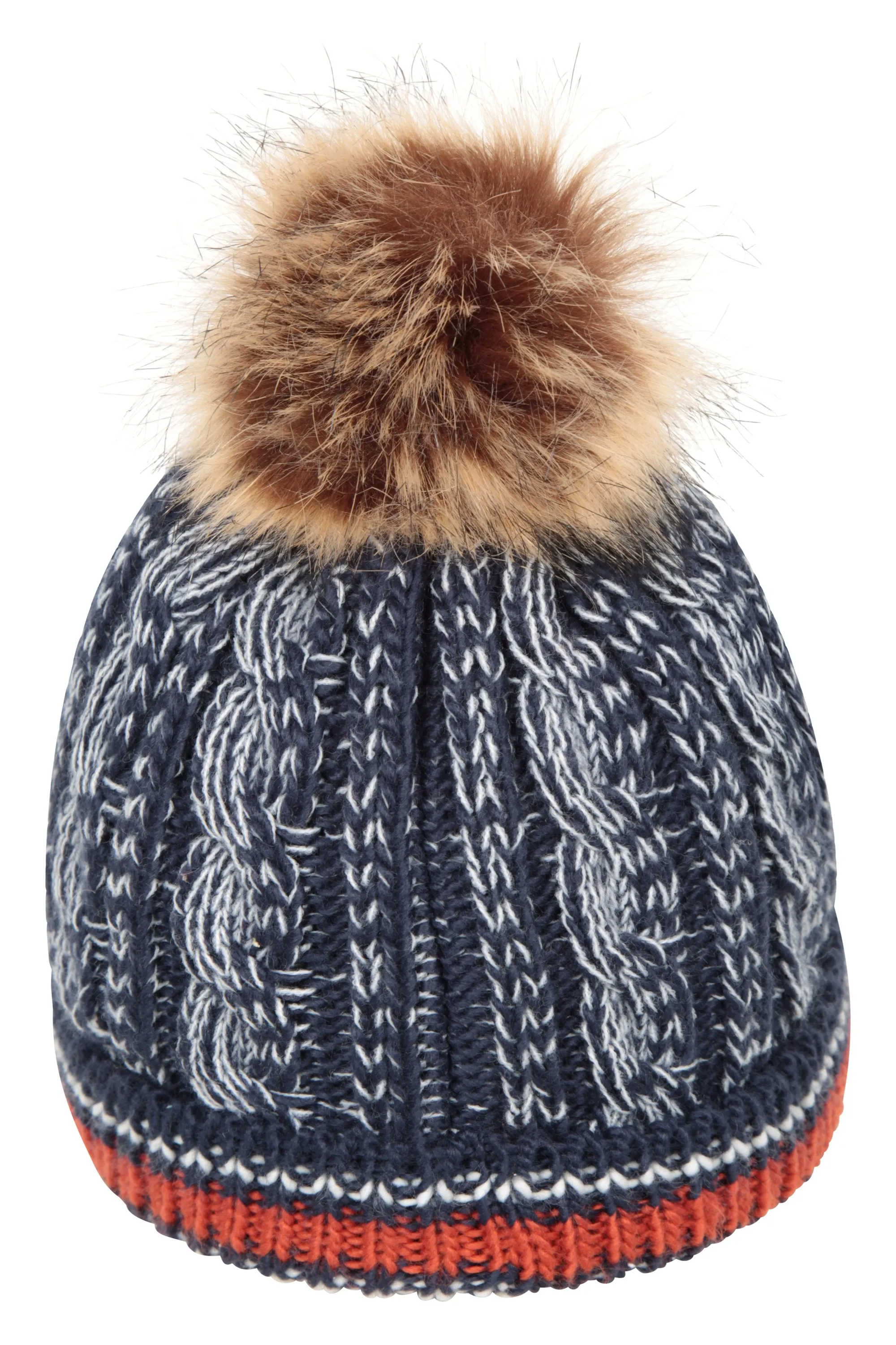 Badged gorro con pompón infantil