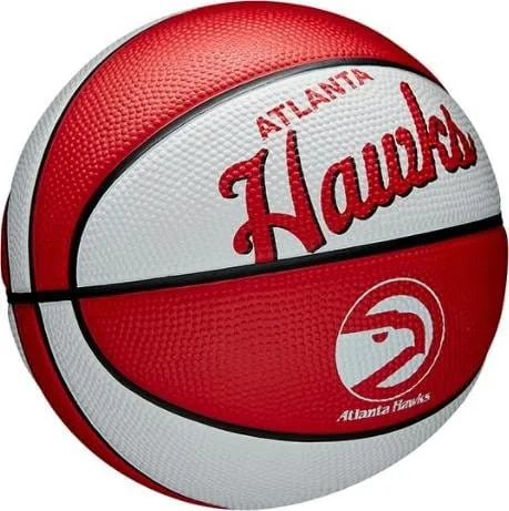 Balón Wilson NBA TEAM RETRO BASKETBALL MINI ATL HAWKS