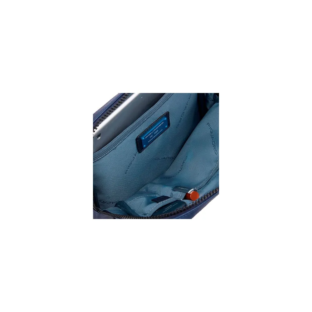 Bandolera de Piel Piquadro CA1816S123/BLU Color Marino