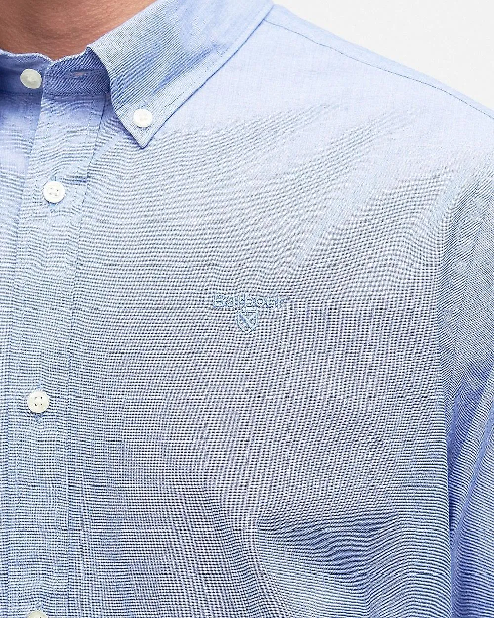 Barbour Barbour Crest Popelin Camisa de manga larga para hombre