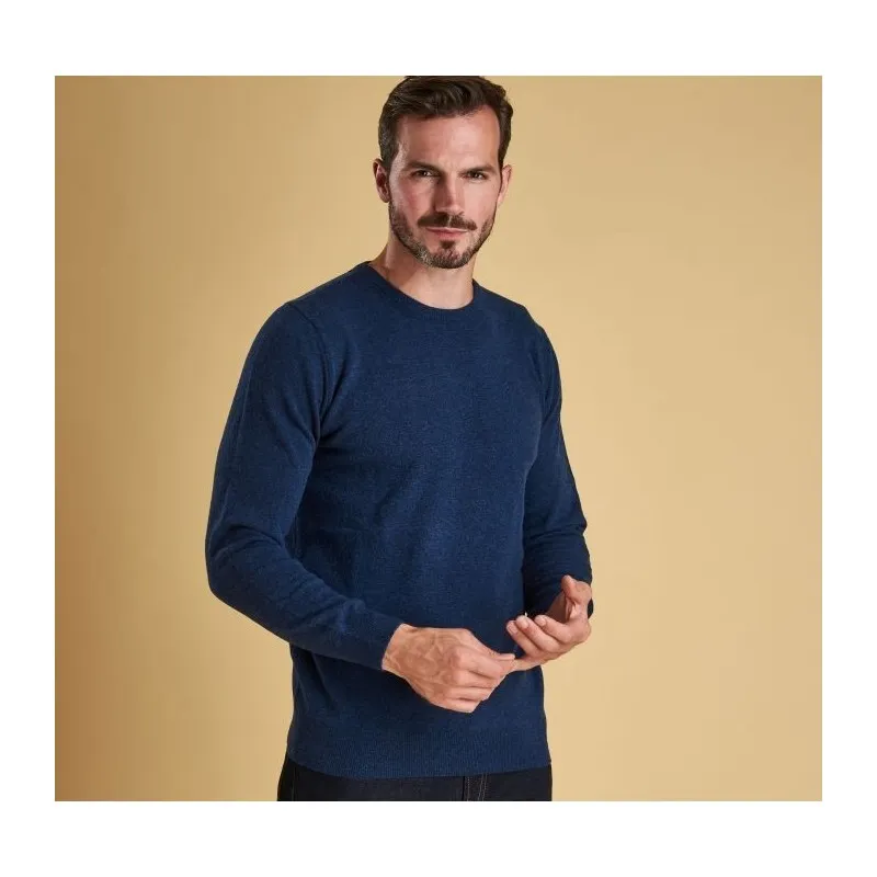 Barbour Essential Lambswool Crew Neck Deep blue