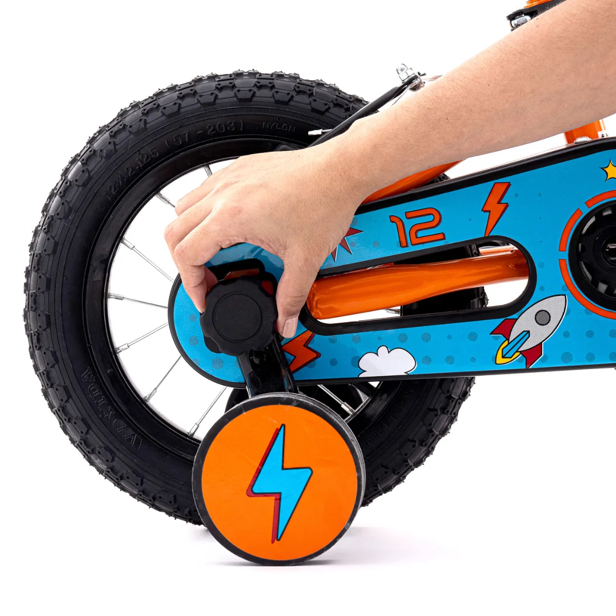 Bicicleta Infantil BMX RCKY Naranja