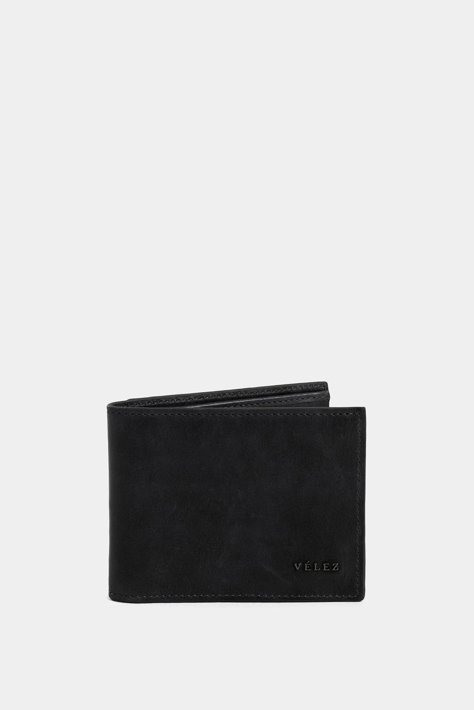 Billetera Apricale de cuero para hombre detalle contraste