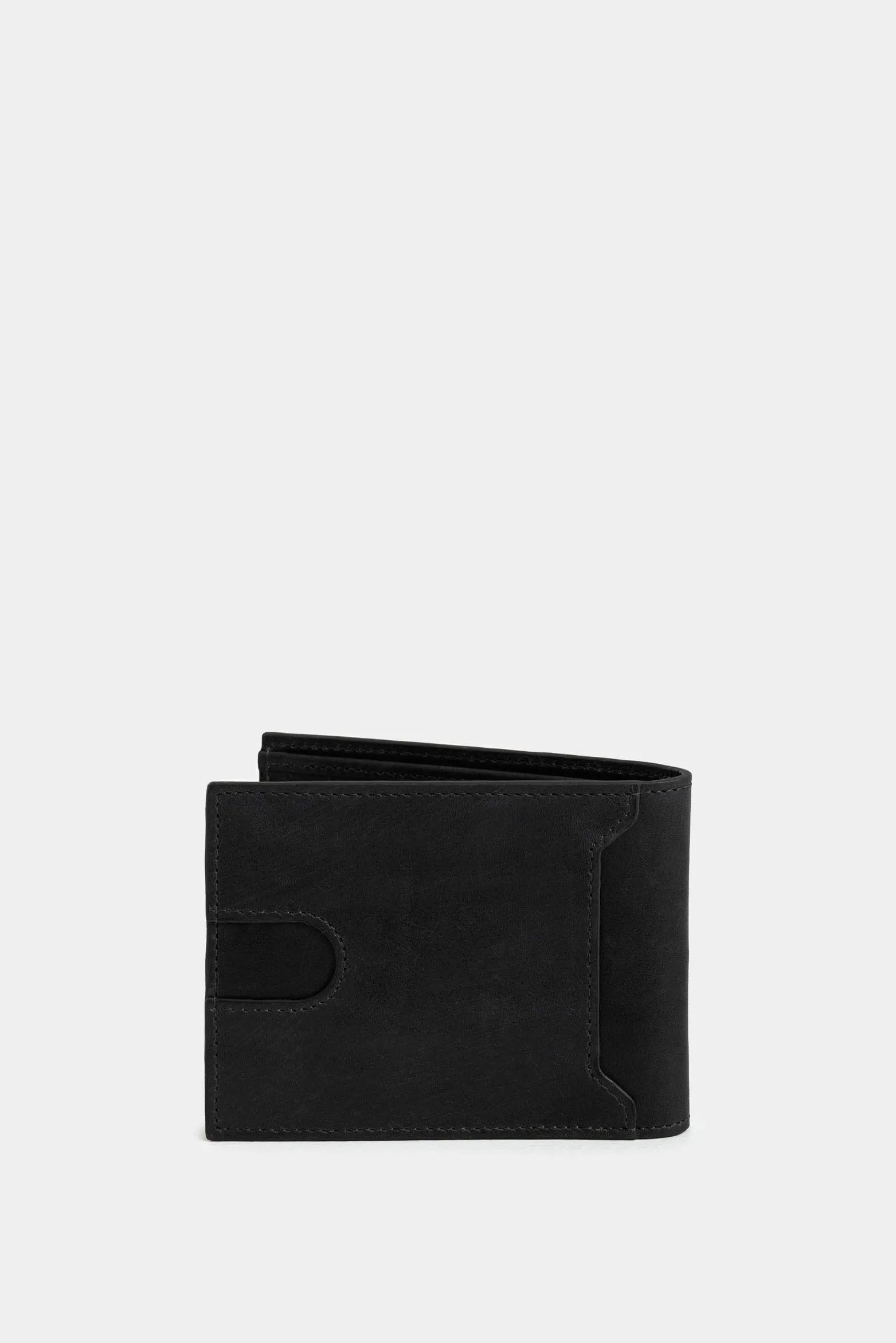 Billetera Apricale de cuero para hombre detalle contraste