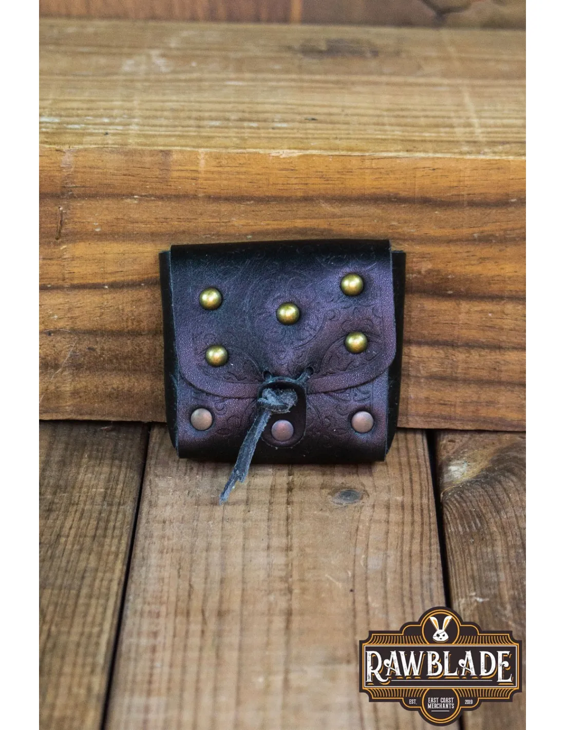 BOLSA DE MONEDAS MEDIEVAL LANCASTER  NEGRO