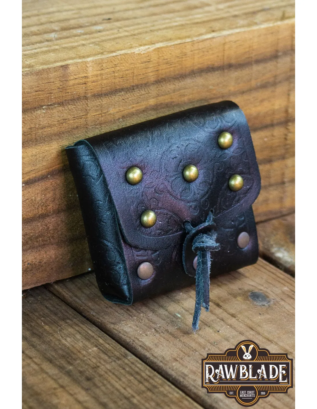 BOLSA DE MONEDAS MEDIEVAL LANCASTER  NEGRO