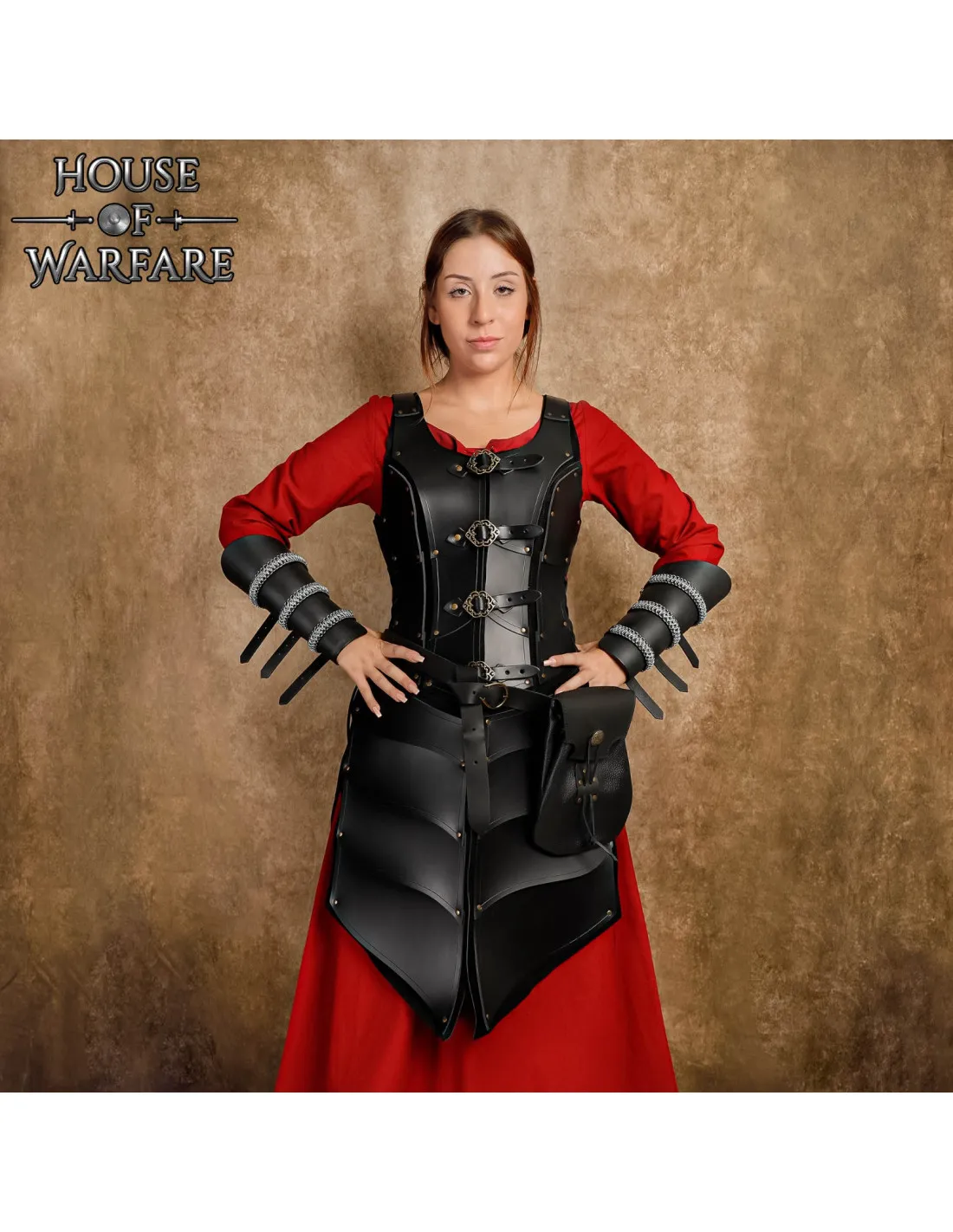Bolso medieval del aventurero en cuero