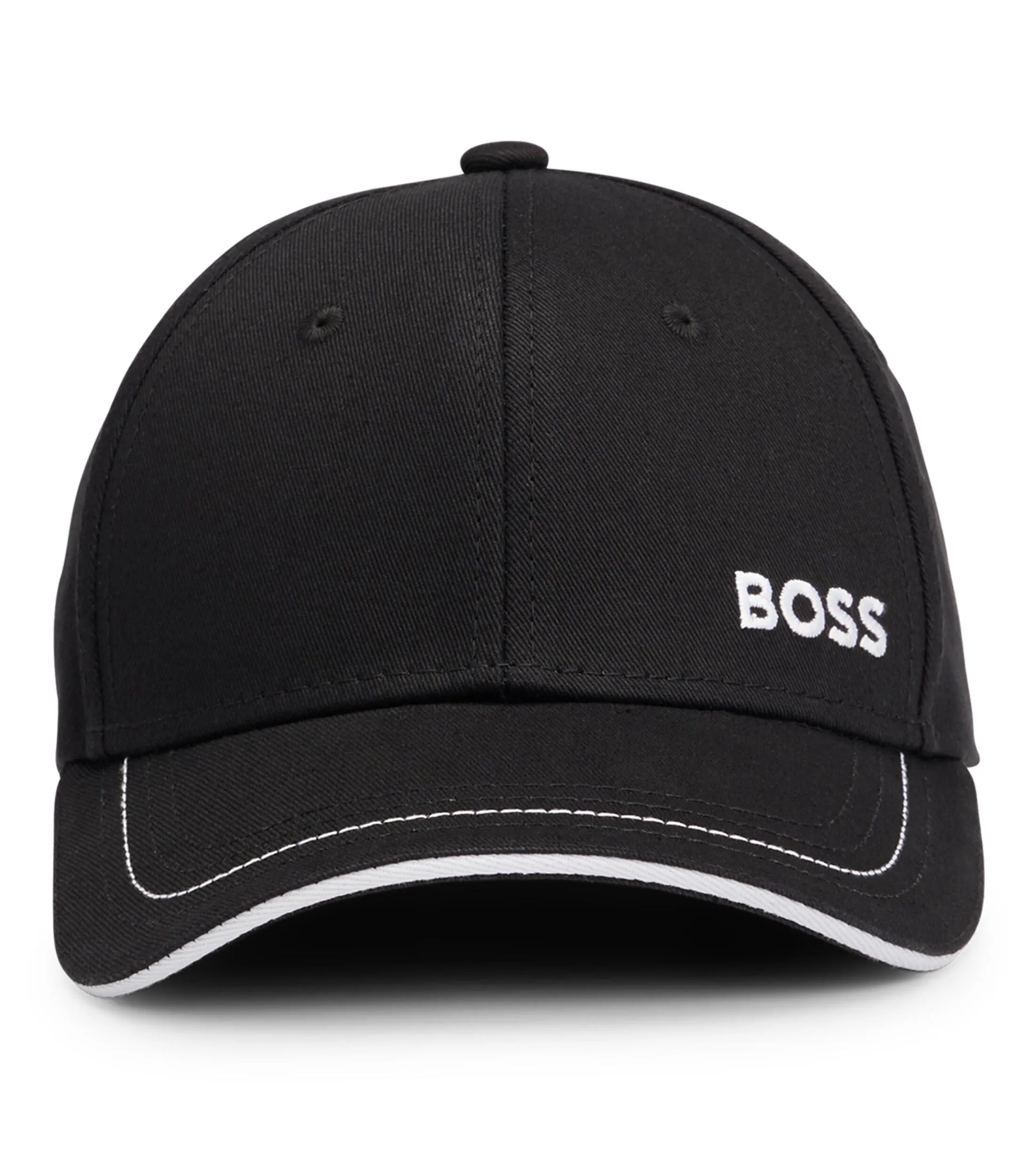 Boss Gorra de sarga de algodón con detalle de logo Hombre