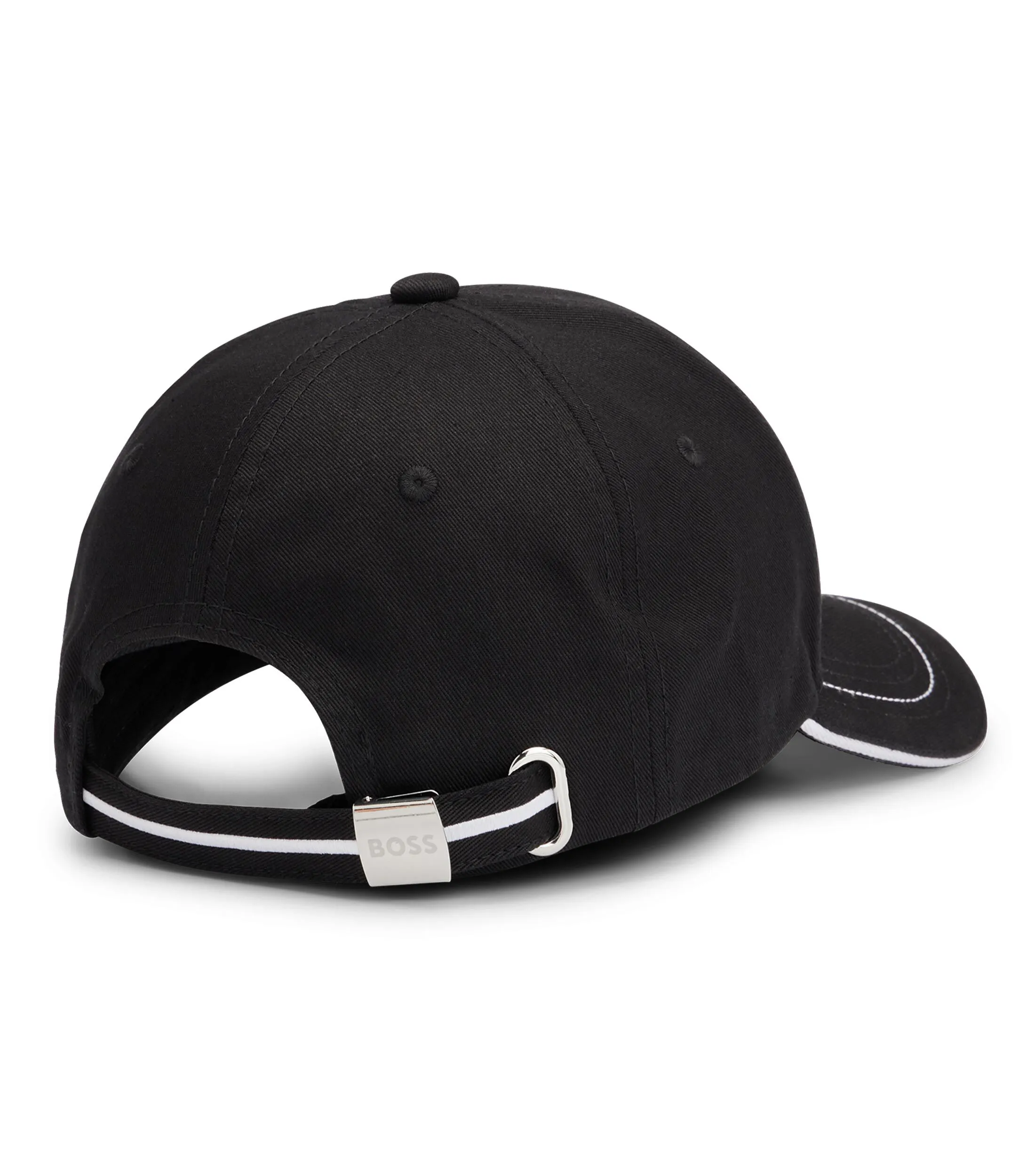 Boss Gorra de sarga de algodón con detalle de logo Hombre