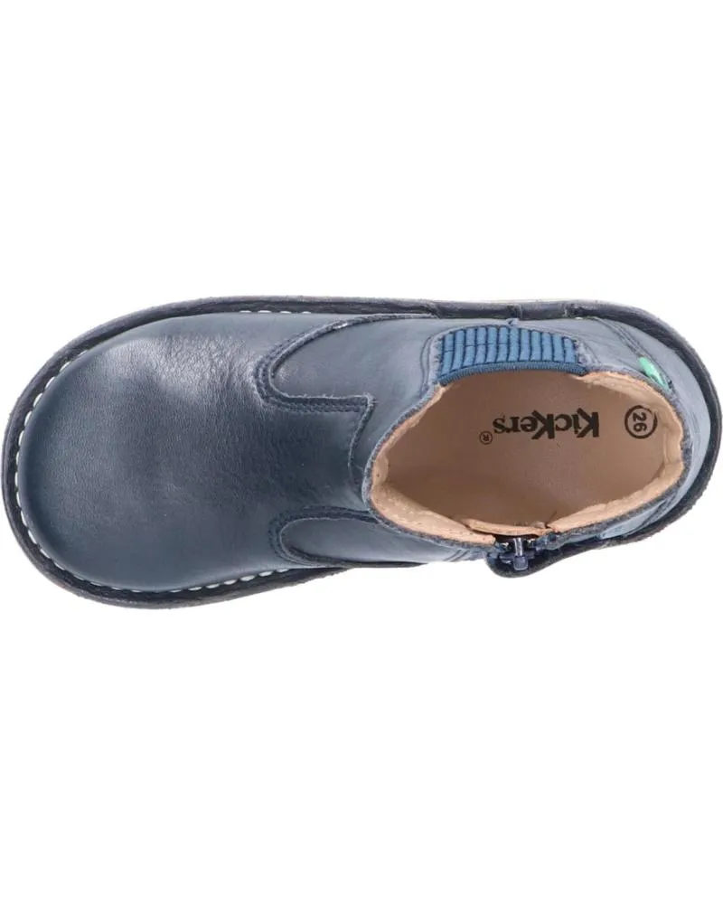 BOTAS DE NIñA Y NIñO KICKERS 74889010 MAELIO 10 MARINE