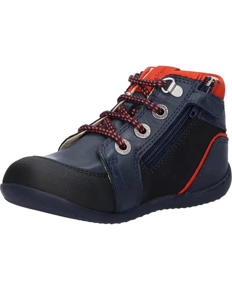 BOTAS DE NIñA Y NIñO KICKERS 87860210 BINS MOUNTAIN 103 MARINE ORANGE