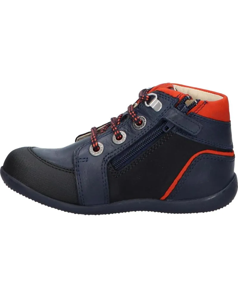 BOTAS DE NIñA Y NIñO KICKERS 87860210 BINS MOUNTAIN 103 MARINE ORANGE