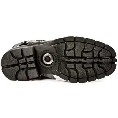Botas moteras negras cortas hombre
