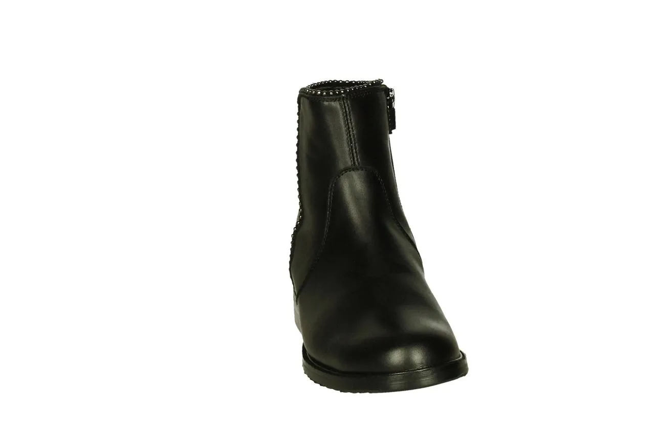 Botin Liso Vivo Bolitas Metal