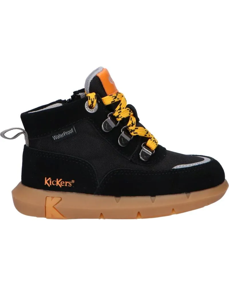 BOTINES DE NIñA Y NIñO KICKERS 87879010 JUNIBY 81 NOIR
