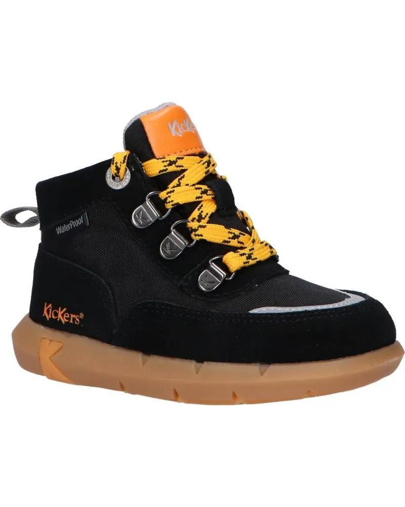 BOTINES DE NIñA Y NIñO KICKERS 87879010 JUNIBY 81 NOIR