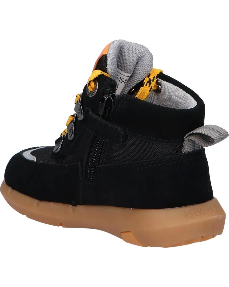BOTINES DE NIñA Y NIñO KICKERS 87879010 JUNIBY 81 NOIR
