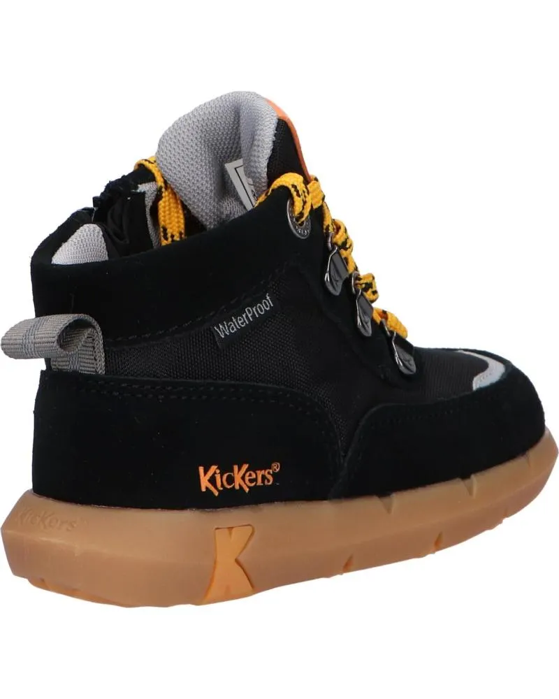 BOTINES DE NIñA Y NIñO KICKERS 87879010 JUNIBY 81 NOIR
