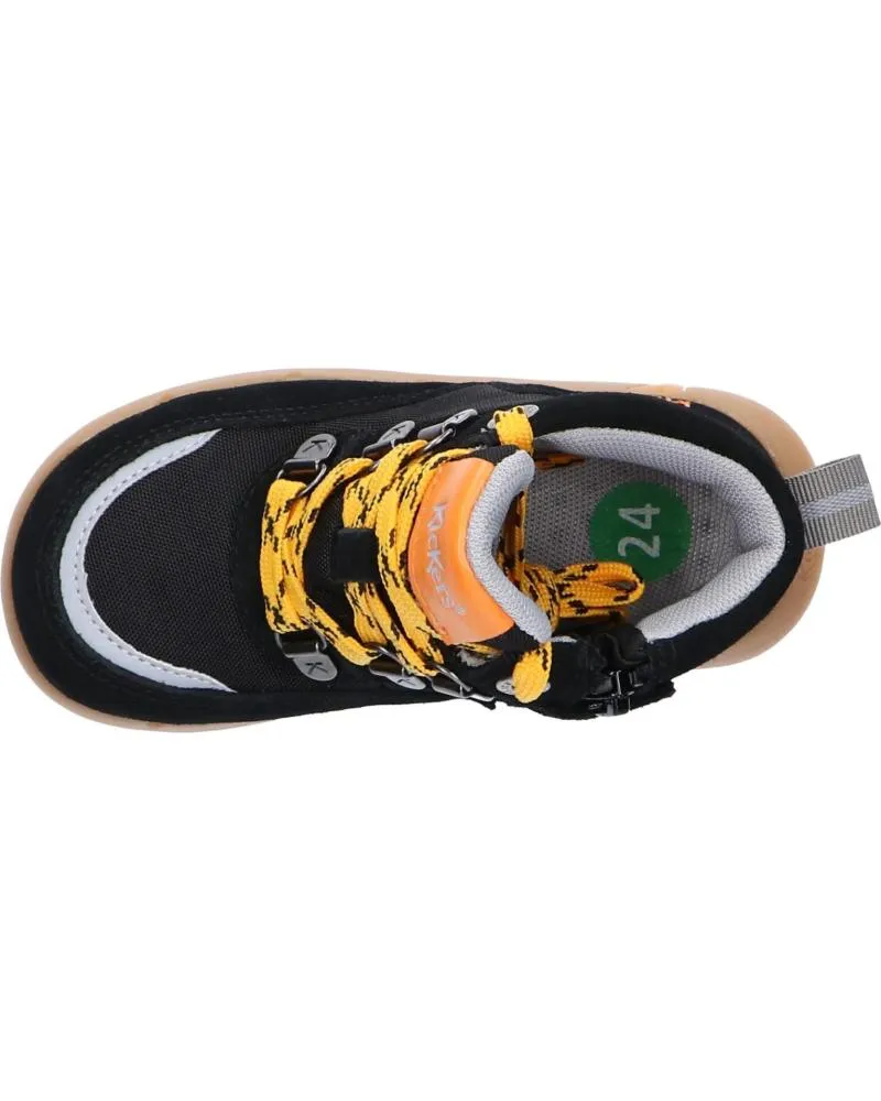 BOTINES DE NIñA Y NIñO KICKERS 87879010 JUNIBY 81 NOIR