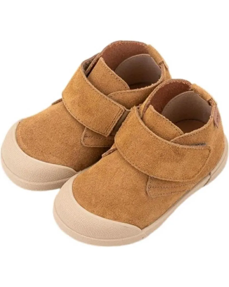 Botines IGOR  de Niña y Niño BOTITAS RESPETUOSAS DE SERRAJE TUI  MARRóN