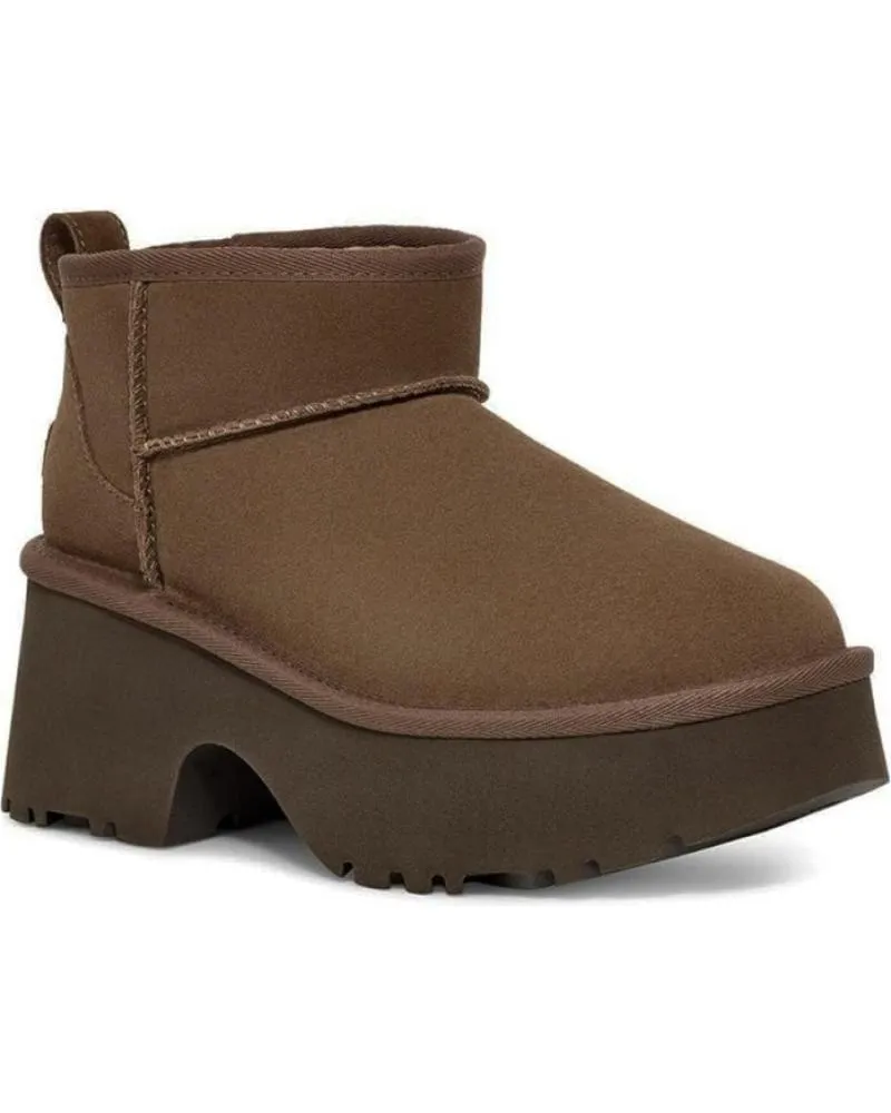 Botines UGG  de Mujer BOTINES PLANOS W CLASSIC ULTRA MINI NEW MUJER TAUPE  MARRóN