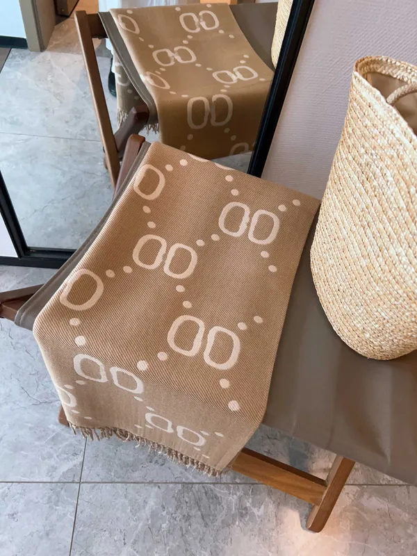 Bufanda de diseñador para mujeres diseñadores de bufandas chales de lujo con letras impresas bufandas de marca Pañuelo de invier
