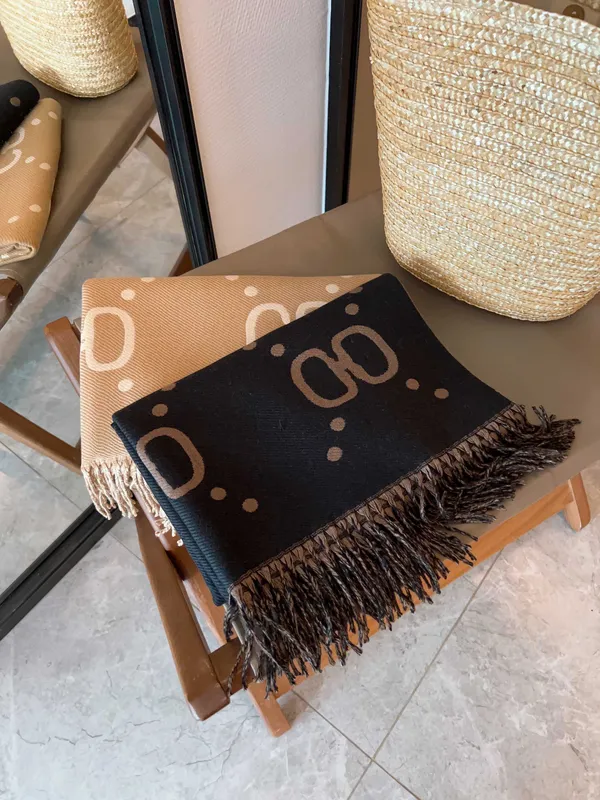 Bufanda de diseñador para mujeres diseñadores de bufandas chales de lujo con letras impresas bufandas de marca Pañuelo de invier