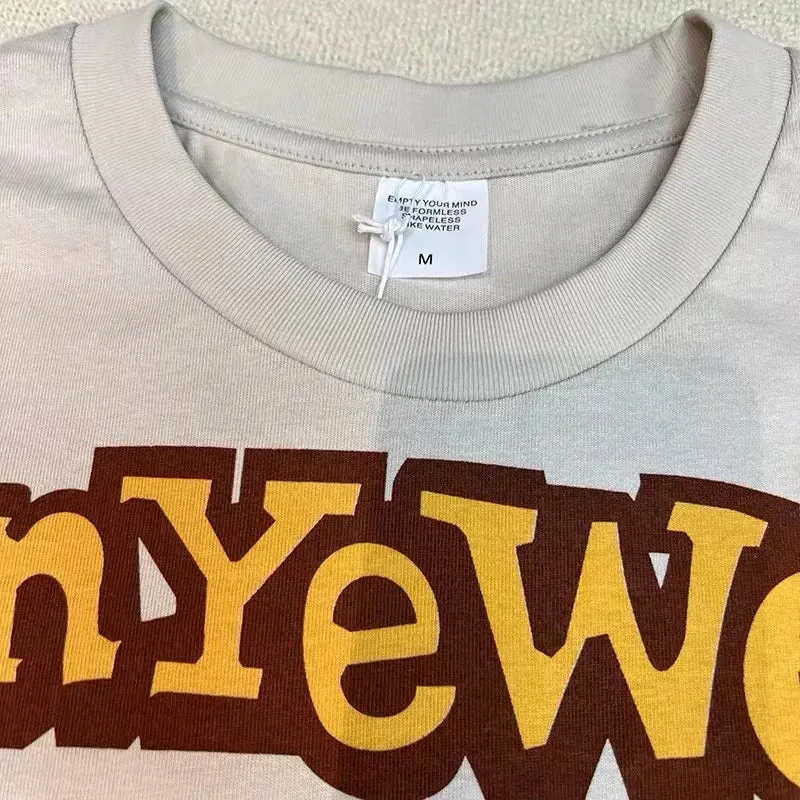 Camiseta de Manga Corta Kanye West Estampado The College Drop Out