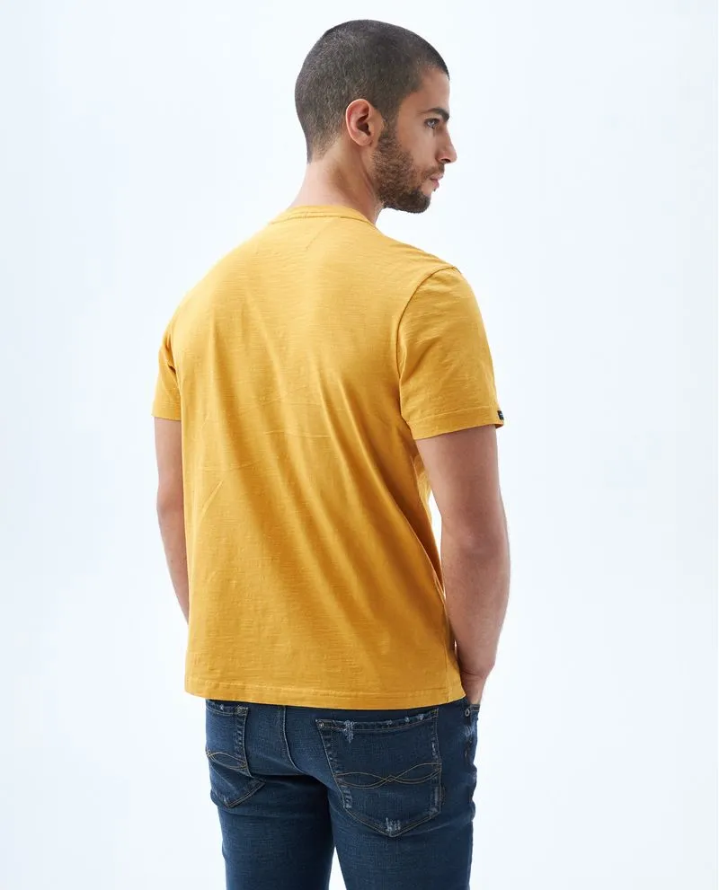 Camiseta estampada manga corta para hombre