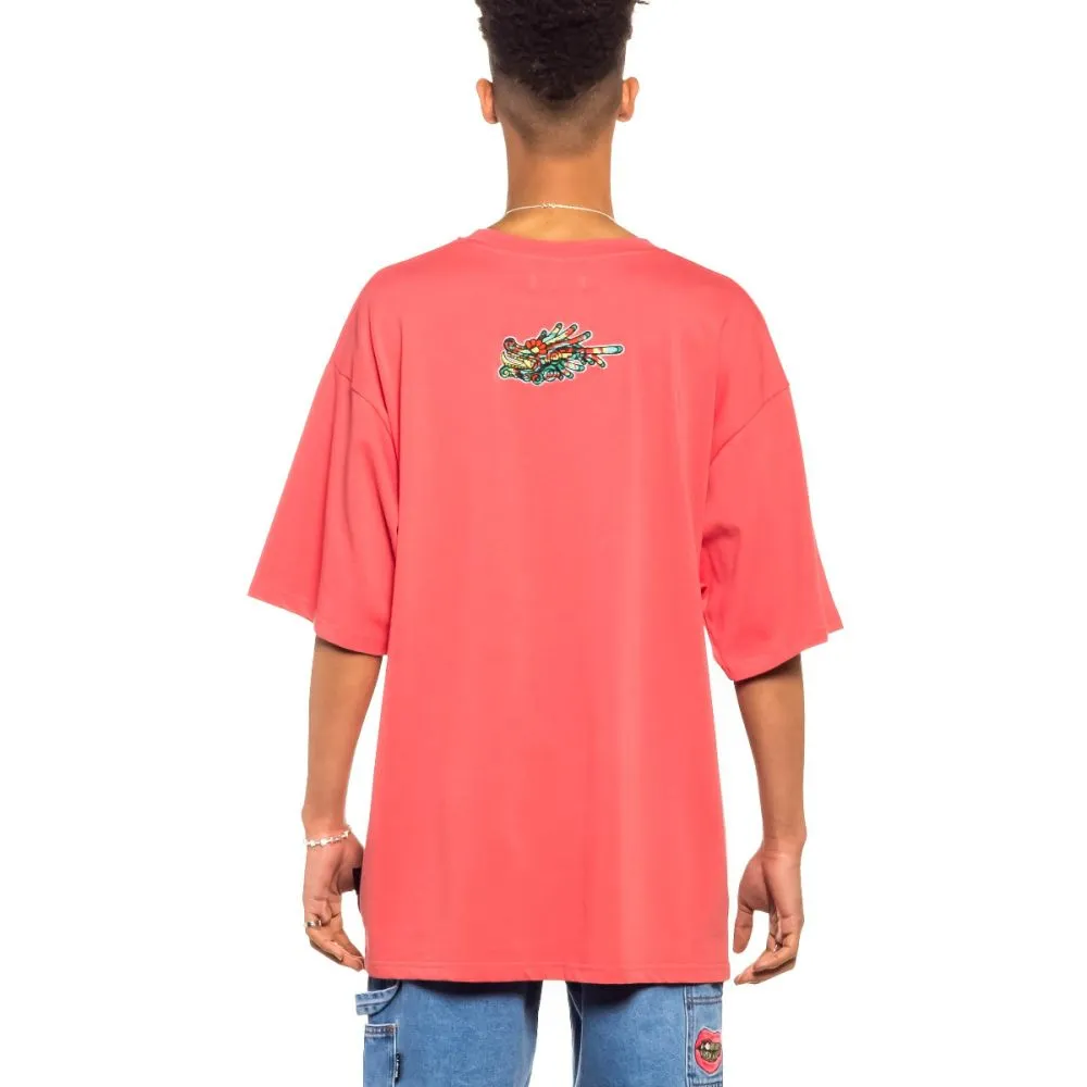 CAMISETA GRIMEY "NINE WINDS " HEAVY WEIGHT  CORAL | SPRING 22