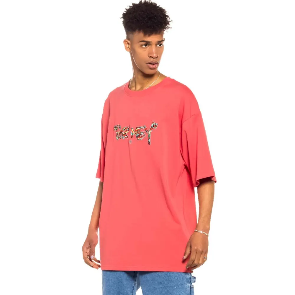 CAMISETA GRIMEY "NINE WINDS " HEAVY WEIGHT  CORAL | SPRING 22